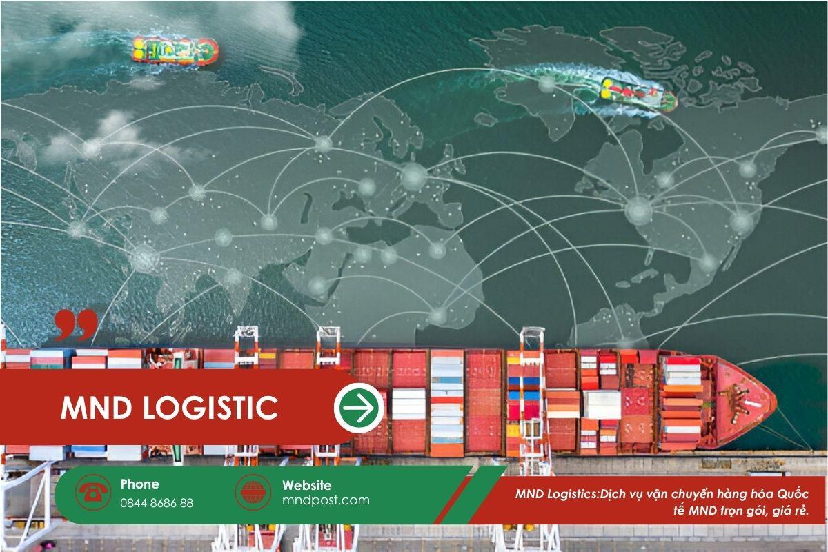 Dịch vụ vận chuyển hàng hóa Quốc tế MND trọn gói, giá rẻ